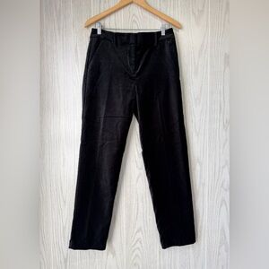 LOFT Riviera Slim Black Velvet Pants Size 6T NWT